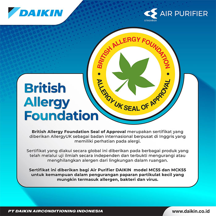 Daikin Air Purifier HEPA Filter - MCK55TVM6